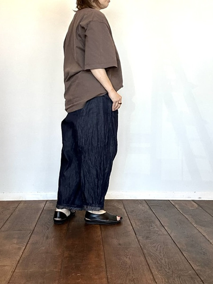 (g)グラム ライトデニムスローパンツ　　　ｇ-014D