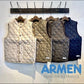ARMEN アーメン　POLY×POLY HEAT QUILT STAND COLLAR VEST　　NAM9984PP