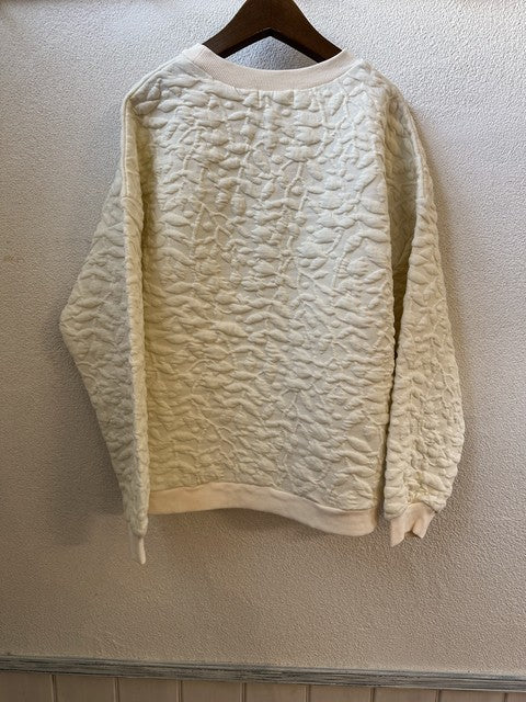 草木キルトJQDドロッププルオーバー アイボリー
