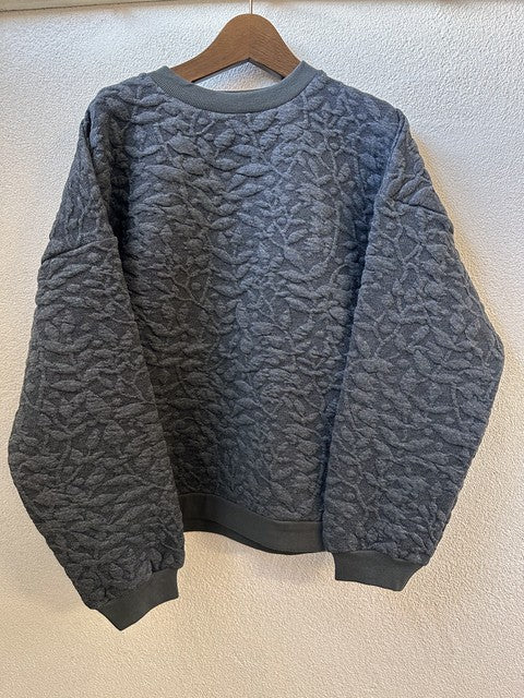 草木キルトJQDドロッププルオーバー グレー
