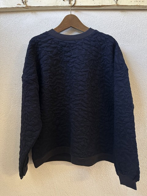 草木キルトJQDドロッププルオーバー ネイビー