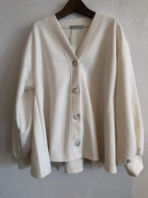 doux bleu ブークレーダンボールカーディガン 2641-019 オフホワイト 前
