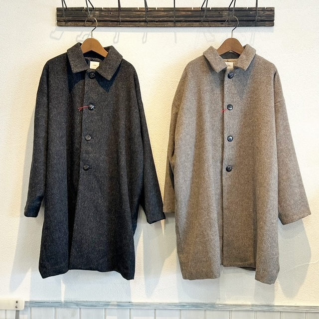 YARRAヤラ　エコウールミドル丈コート　1557-283