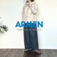 ARMEN  PLAIN POLYESTERxPLAIN POLYESTER HEAT QUILT OVERSIZED HOODED JACKET WITH RIBBED CUFF（ジャケット）NAM2561PP