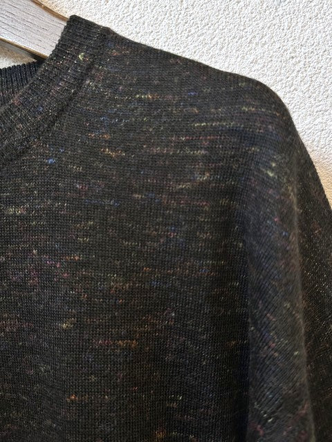 アイレットニットプルオーバー ブラック