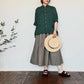 DanaFaneuil　ダナファヌル　　天日干しワッシャーギャザースカート　D8125349