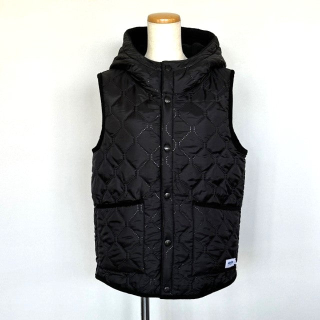 ARMEN POLYxFLEECE HEAT QUILT REVERSIBLE HOODED VEST （ベスト