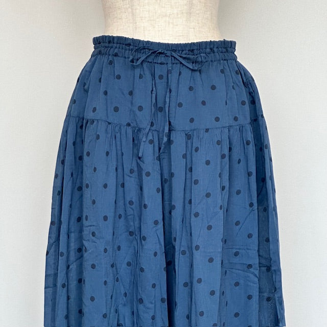 SOILソイル　COTTON VOILE DOT PRINT CULOTTES　（パンツ）　NSL24015