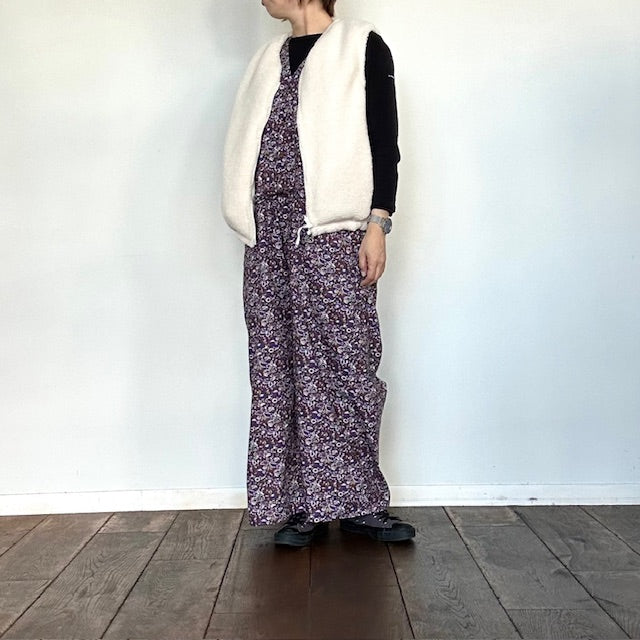 lellilレリル　ボアリバーシブル２WAYベスト　　12552814