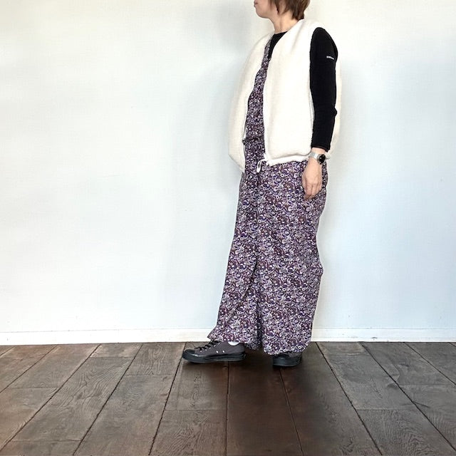 lellilレリル　ボアリバーシブル２WAYベスト　　12552814