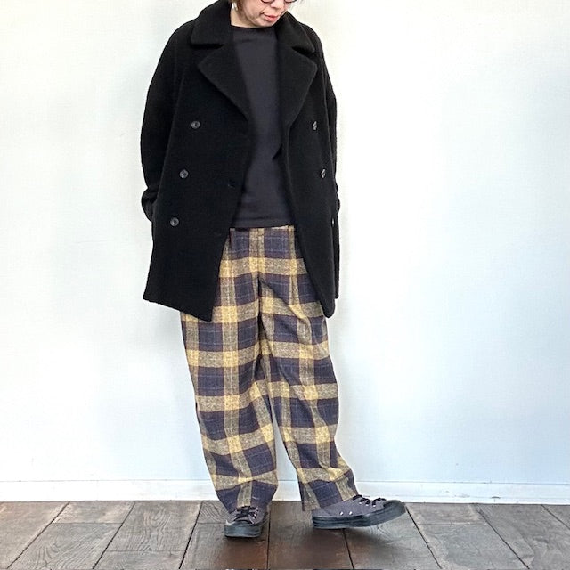 maison de soil  RECYCLE BOA WOOL DOUBLE OVER COAT  JNMDS2451