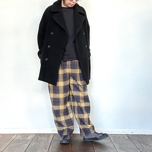 maison de soil  RECYCLE BOA WOOL DOUBLE OVER COAT  JNMDS2451