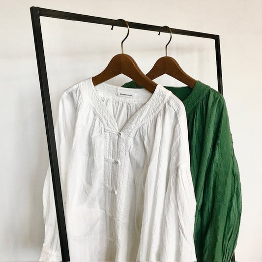 ESTROISLOSE ストライプカットジャガードシャツ EB24414