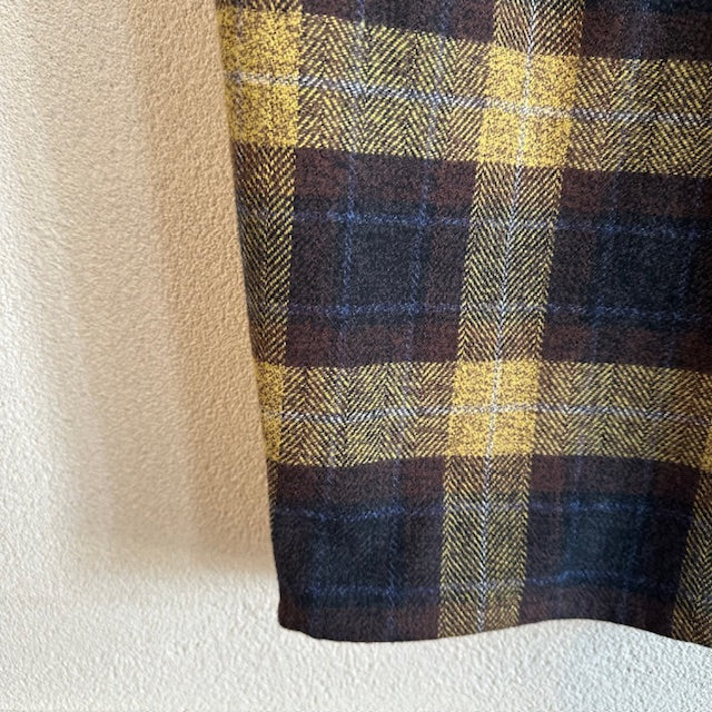 ina　チェック柄タックパンツ　　255122　