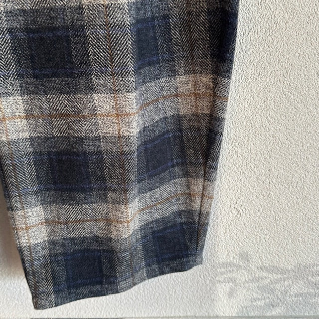 ina　チェック柄タックパンツ　　255122　
