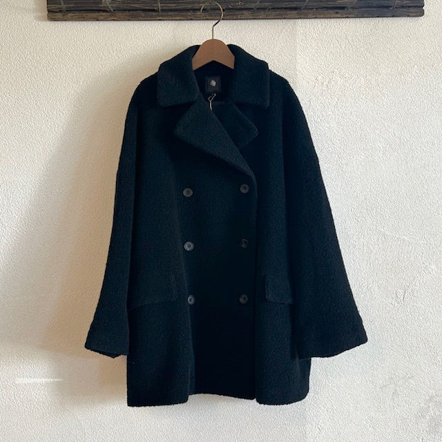 maison de soil  RECYCLE BOA WOOL DOUBLE OVER COAT  JNMDS2451
