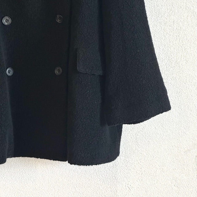 maison de soil  RECYCLE BOA WOOL DOUBLE OVER COAT  JNMDS2451