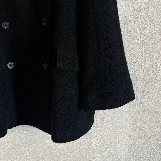 maison de soil  RECYCLE BOA WOOL DOUBLE OVER COAT  JNMDS2451