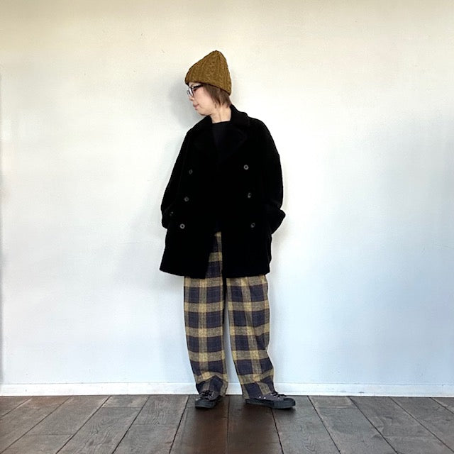 maison de soil  RECYCLE BOA WOOL DOUBLE OVER COAT  JNMDS2451