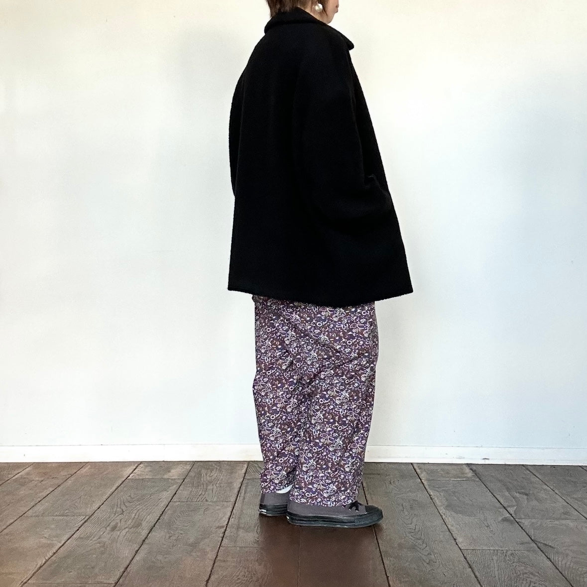 maison de soil  RECYCLE BOA WOOL DOUBLE OVER COAT  JNMDS2451