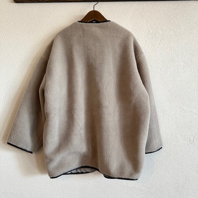 doux bleu　ナイロンボアジップブルゾン　　2567-063