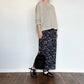 SOILソイル　COTTON FLOWER PRINT WIDE EASY PANTS　　NSL23076