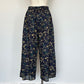 SOILソイル　COTTON FLOWER PRINT WIDE EASY PANTS　　NSL23076