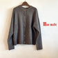 mao made　ヤクフィール２WAYクルーネックカーディガン　551118