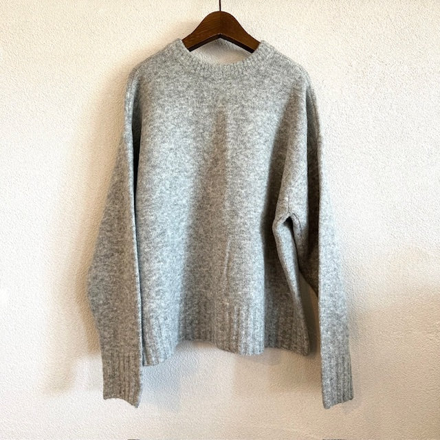 mao made　ヤクフィール２WAYクルーネックカーディガン　551118