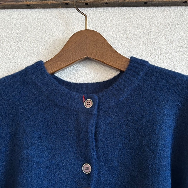 mao made　ヤクフィール２WAYクルーネックカーディガン　551118