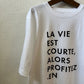 ARMENアーメン　コットンジャージークルーネックオーバーサイズプリントTシャツ　NFA1802P44