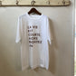 ARMENアーメン　コットンジャージークルーネックオーバーサイズプリントTシャツ　NFA1802P44