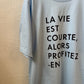 ARMENアーメン　コットンジャージークルーネックオーバーサイズプリントTシャツ　NFA1802P44