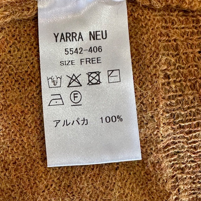 YARRA NEU　ペルーアルパカニットプルオーバー　5542-406