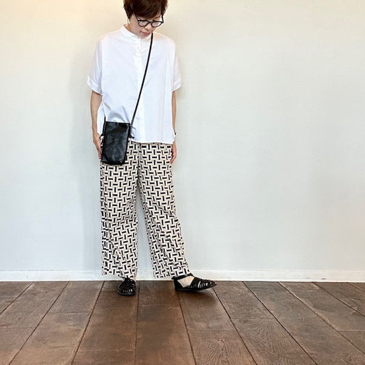 douxbleu　インドプリントパンツ  BEIGE　　2445-005