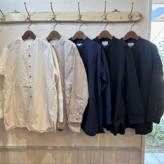 ARMEN　アーメン　40s POPLIN OVERDYED UTILITY SHIRT（シャツ）INAM2471PD