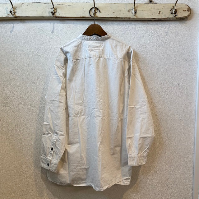 ARMEN　アーメン　40s POPLIN OVERDYED UTILITY SHIRT（シャツ）INAM2471PD