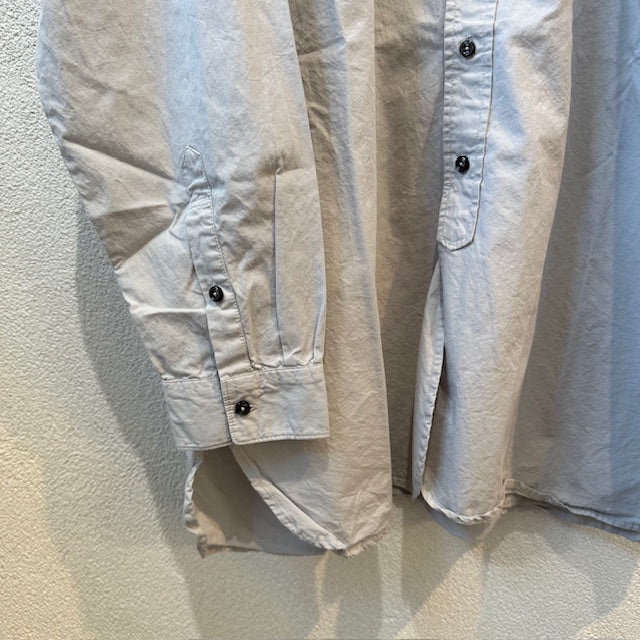 ARMEN　アーメン　40s POPLIN OVERDYED UTILITY SHIRT（シャツ）INAM2471PD