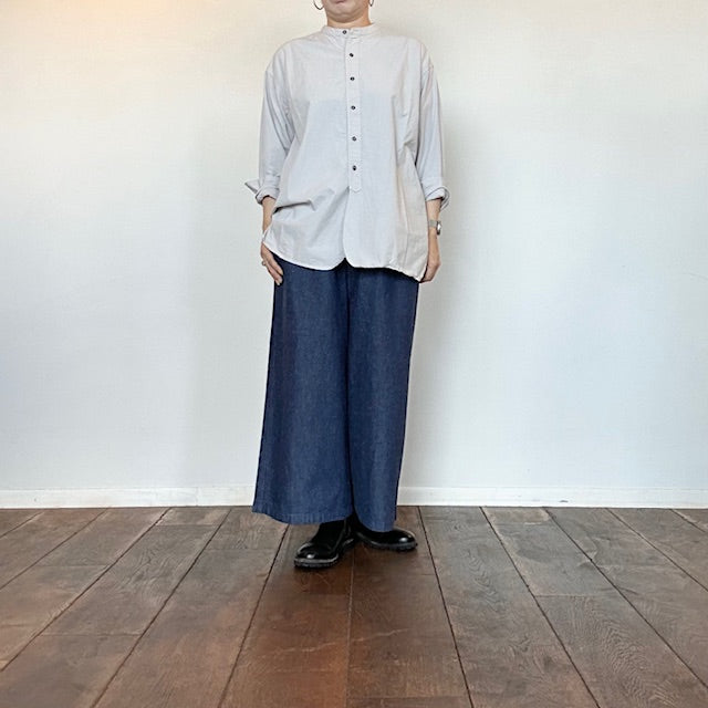 ARMEN　アーメン　40s POPLIN OVERDYED UTILITY SHIRT（シャツ）INAM2471PD