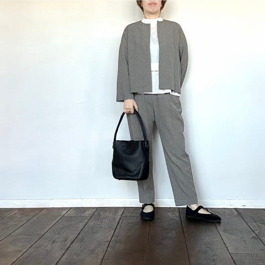 WHYTO  ノーカラージャケット    WHT23HJK4021