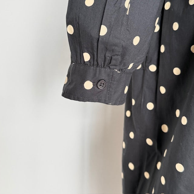 SOIL　ソイル　40s POPLIN DOT PRINT REGULAR COLLAR DRESS（ワンピ－ス）　NSL22533