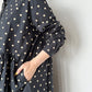 SOIL　ソイル　40s POPLIN DOT PRINT REGULAR COLLAR DRESS（ワンピ－ス）　NSL22533