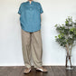 doux bleu　T/R ワイドタックパンツ　2525-047