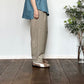 doux bleu　T/R ワイドタックパンツ　2525-047