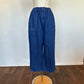 【5/2０まで２０％OFF】DanaFaneuil   デニムワイドパンツ イージーパンツ　ブルー 　　D7126110
