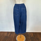 【5/2０まで２０％OFF】DanaFaneuil   デニムワイドパンツ イージーパンツ　ブルー 　　D7126110
