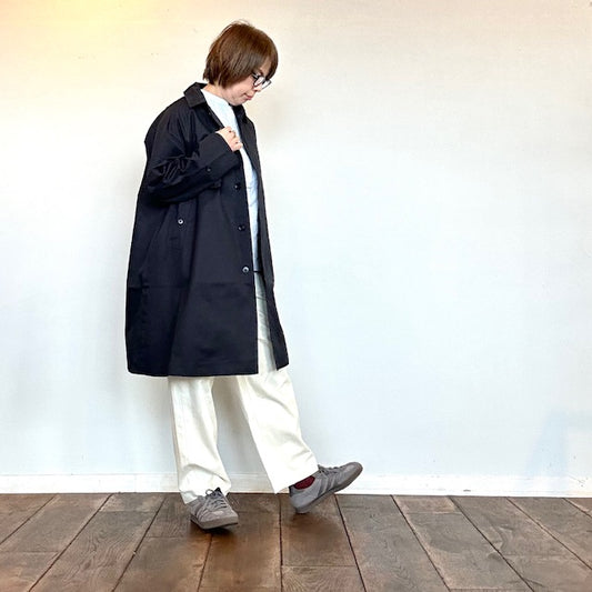 doux bleu　バルカラー Aラインコート　2617-011