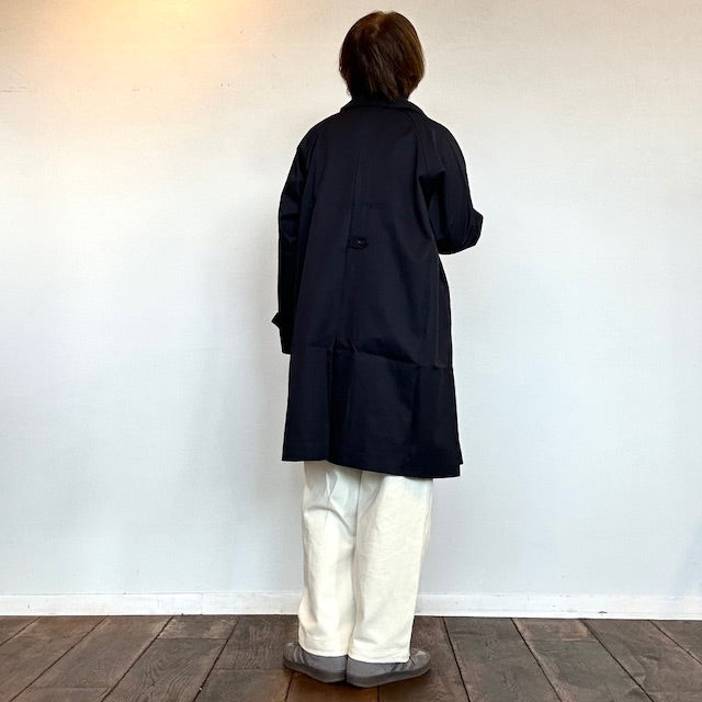 doux bleu　バルカラー Aラインコート　2617-011