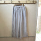 ARMEN   SINGLE GAUZE STRIPE OVERDYE GATHERED EASY PANTS WITH LINING（パンツ）INAM2505GSD