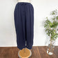 ARMEN   SINGLE GAUZE STRIPE OVERDYE GATHERED EASY PANTS WITH LINING（パンツ）INAM2505GSD